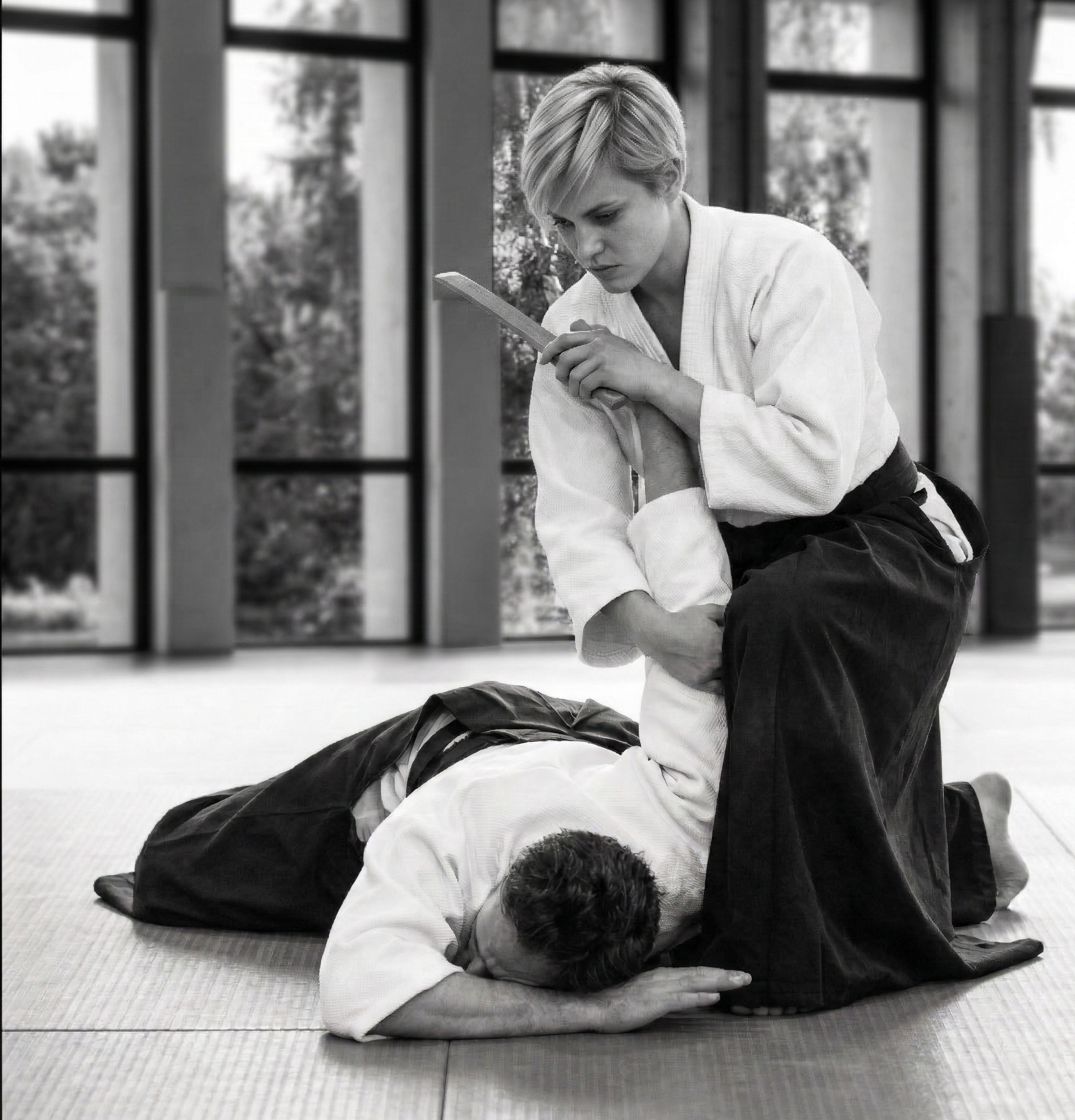 Immobilisation au sol, technique d'aïkido, Aïkido Kannagara Guyancourt